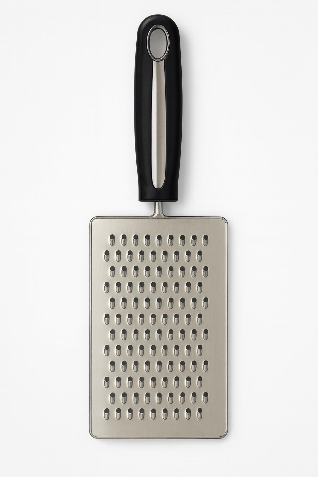 Gurubhai Equipments Stainless Steel Hand Grater with Ergonomic Handle | Multipurpose Vegetable, Cheese & Fruit Grater for Kitchen Use | Durable & Easy-to-Clean Flat Grater