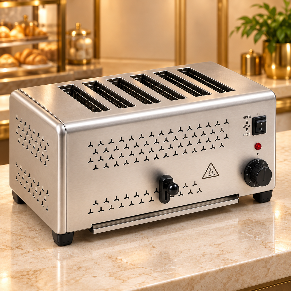 6 SLICE POPUP TOASTER