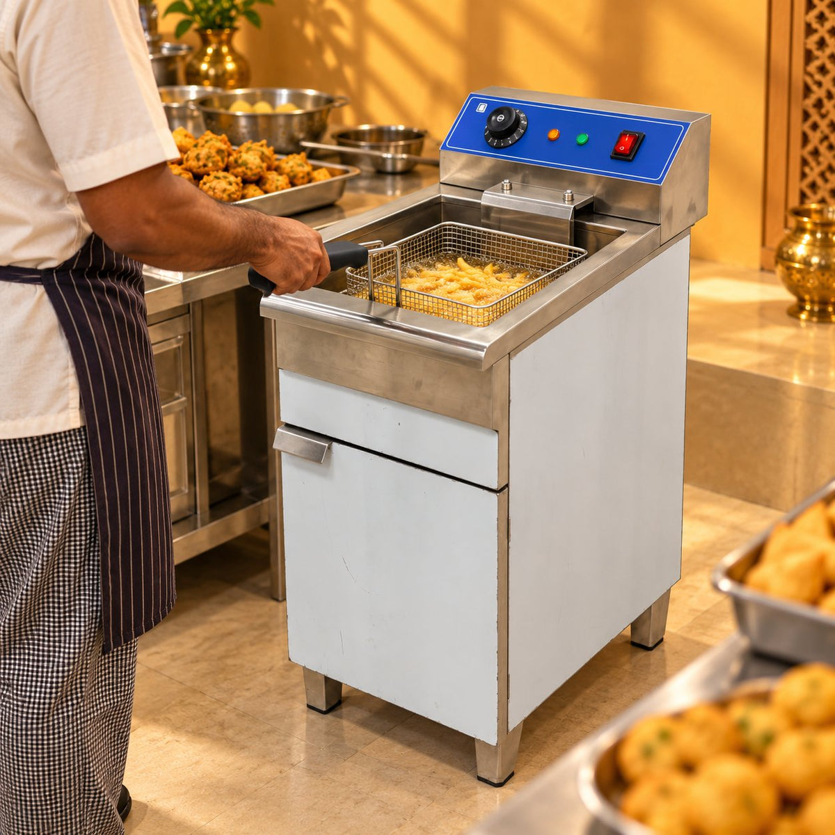 Gurubhai Equipments Fryer With Cabinet – Real-Life Use