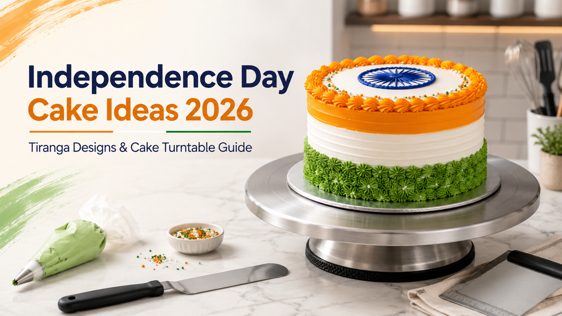 Independence Day Cake Ideas 2026: 10 Tiranga Cake Designs and Cake Turntable Guide