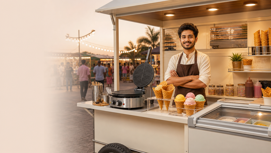 Low Investment, High Income Potential: How to Start a Small Ice Cream Parlour in India