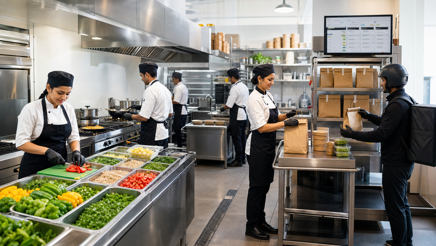How to Run a Profitable Cloud Kitchen in India: 100 Orders/Day Guide