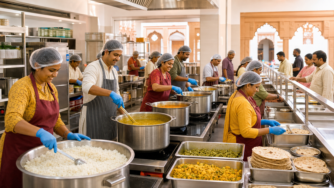 Temple Kitchen Equipment India Prasadam Bhandara Guide