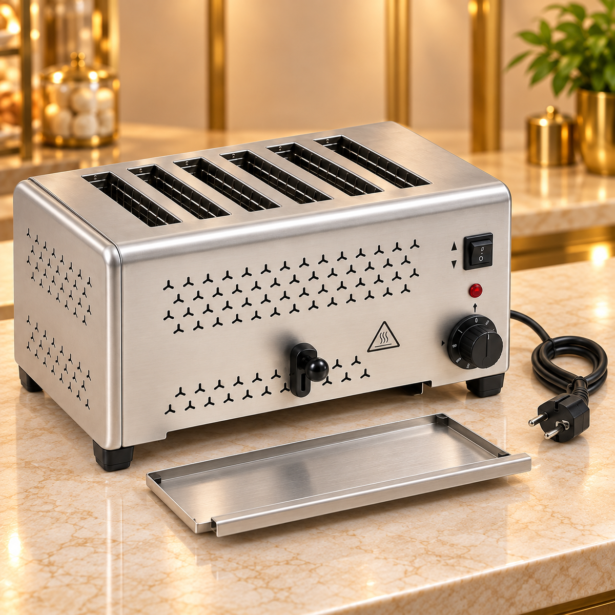 6 SLICE POPUP TOASTER