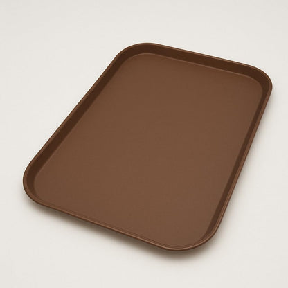 Gurubhai Equipments Serving Tray Heavy-Duty Rectangular Fast Food Trays for Restaurant, Cafeteria, Kitchen & Home Use | Easy-to-Clean, Non-Slip Food Serving Trays