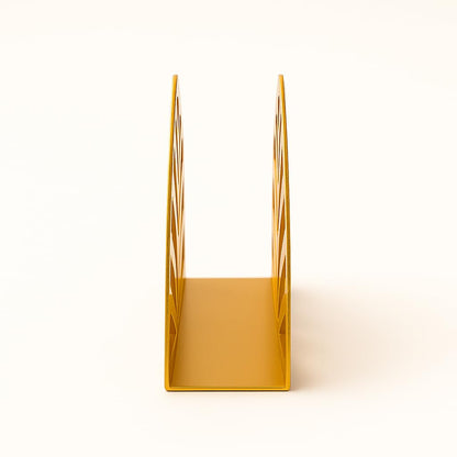 Gurubhai Equipments Metal Wire Napkin Holder with Wooden Base | Square Tabletop Tissue Paper Holder with Pressure Arm | Black Napkin Stand for Dining Table, Restaurant & Cafe