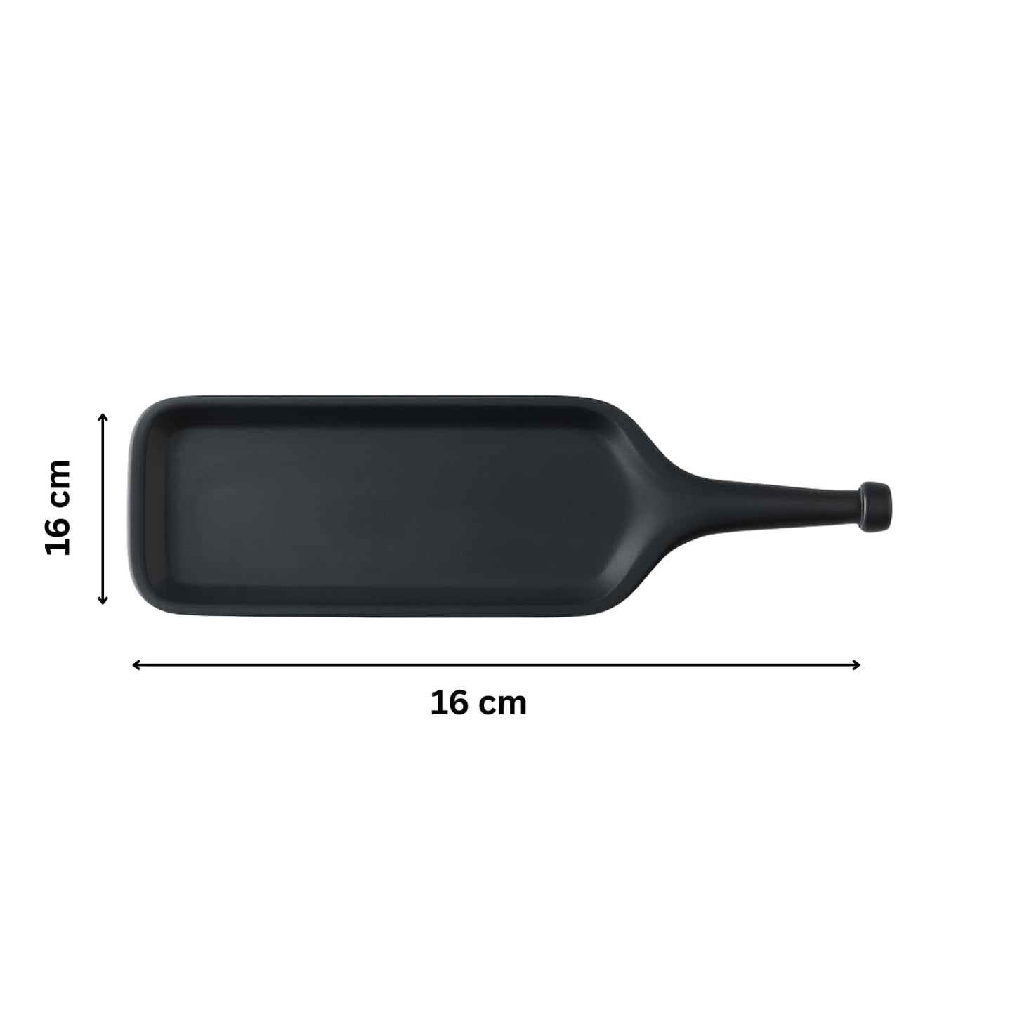 GURUBHAI EQUIPMENTS Melamine Serving Platter – Set of 6 | Unbreakable Bat Platter/Trays for French Fries, Momos, Rolls, Snacks & Desserts | Stylish & Durable Platters for Home, Cafés & Restaurants