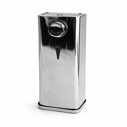 Gurubhai Equipments Stainless Steel Wall Mounted Soap Dispenser 400 ml | Manual Liquid Soap & Sanitizer Dispenser for Bathroom, Hotel, Office, Hospital & Restaurant