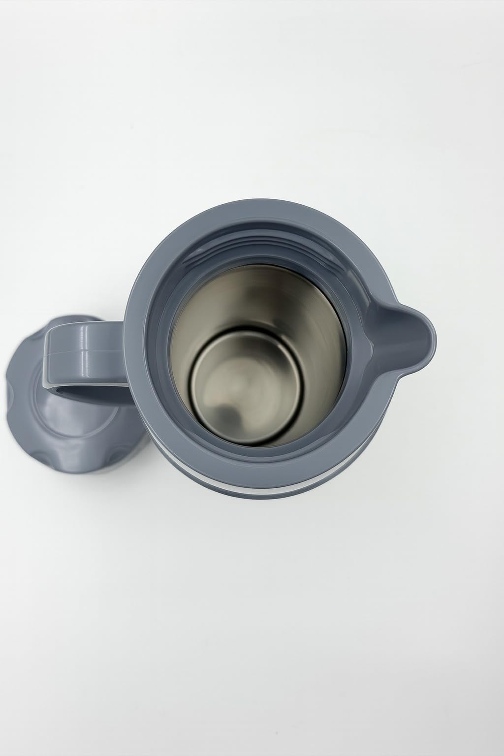 Gurubhai Equipments Stainless Steel Sambar & Sauce Serving Jug with Lid