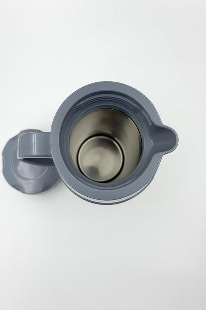 Gurubhai Equipments Stainless Steel Sambar & Sauce Serving Jug with Lid (CFF-FLSK-THRM)