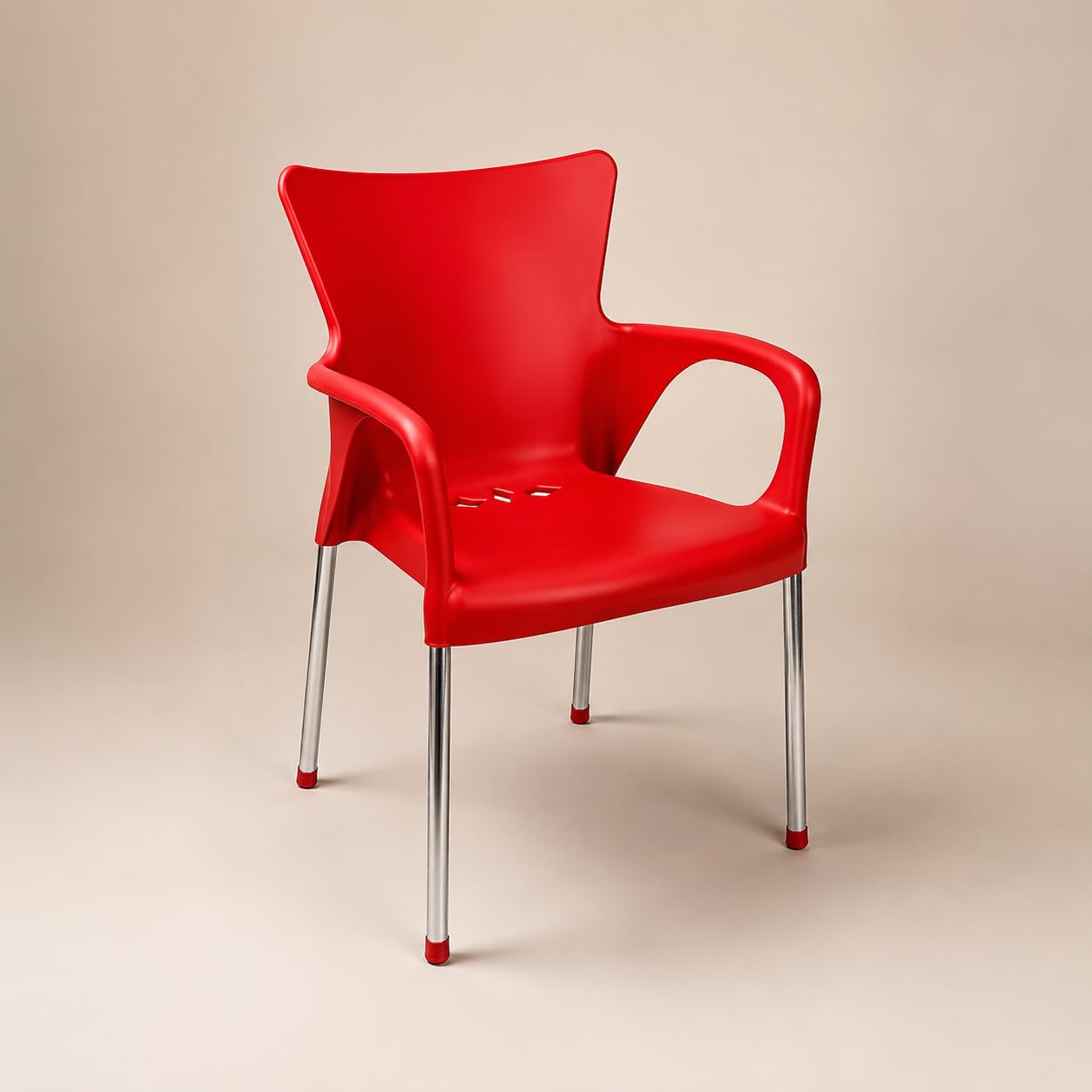 GURUBHAI EQUIPMENTS Dining Chair Restaurant Chair Cafe Chair for Home Dining Room Indoor Outdoor Seating (CHR-RD-HH-PK4)