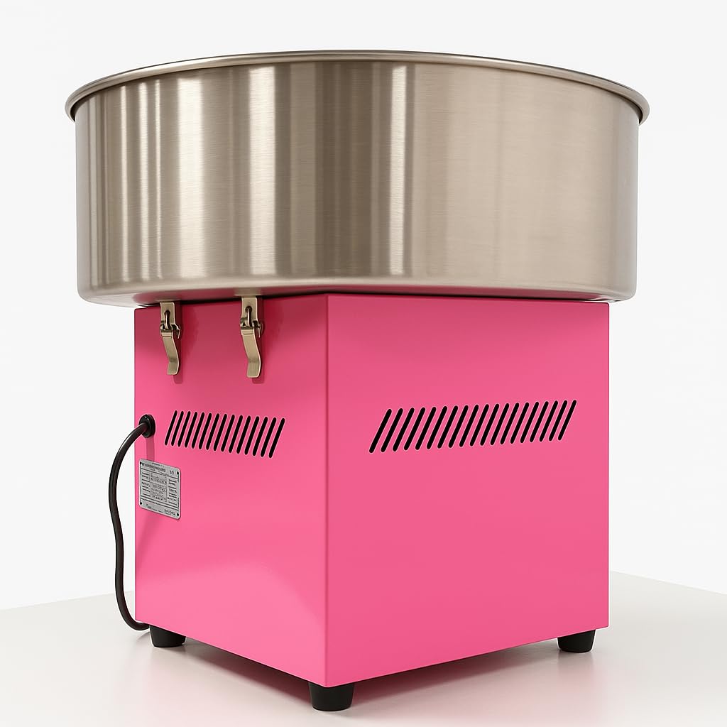 Gurubhai Equipments Commercial Cotton Candy Machine – Heavy-Duty Electric Candy Floss Maker for Hotels, Restaurants, Parties & Events | High-Performance Sugar Floss Machine for Professional Use