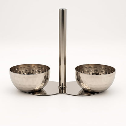 GURUBHAI EQUIPMENTS Spice Serving Bowls with Tray for Dining Table, Home, Restaurant & Hotel Use