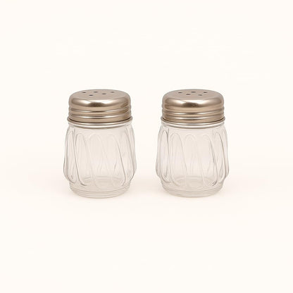 Gurubhai Equipments Chili Flakes & Oregano Dispenser Spice Shaker Bottles with Stainless Steel Lids | Seasoning Containers for Pizza, Pasta, Kitchen & Restaurant Use