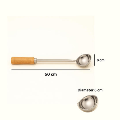 Gurubhai Equipments Durable Serving Spoons for Chutney, Sauce & Pickle | Rust-Resistant, Easy-to-Clean Small Ladle for Home & Restaurant Use