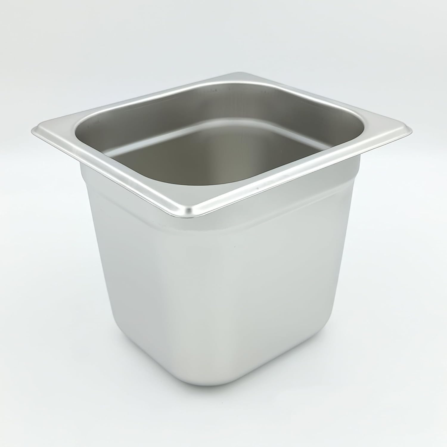 GURUBHAI EQUIPMENTS Gn Pan Food Container 1/2 100mm (4" Deep) Stainless Steel Gastronorm Pan with Lid-(Set of 1) – Easy-to-Clean Food Storage Solution for Commercial Kitchens, Catering use