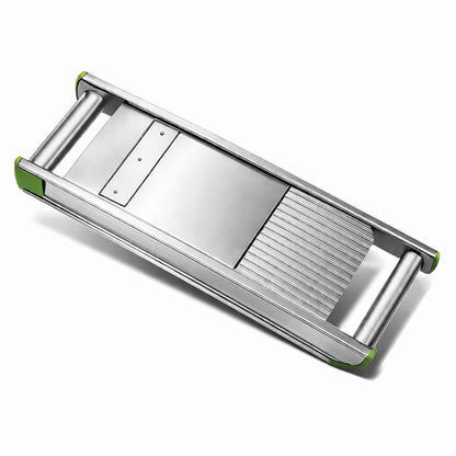 Gurubhai Equipments Stainless Steel Vegetable Cutter & Slicer | Heavy-Duty Manual Slicer for Potato, Onion, Cabbage & Kitchen Use | Durable Commercial-Grade Vegetable Chopper with Sharp Blades