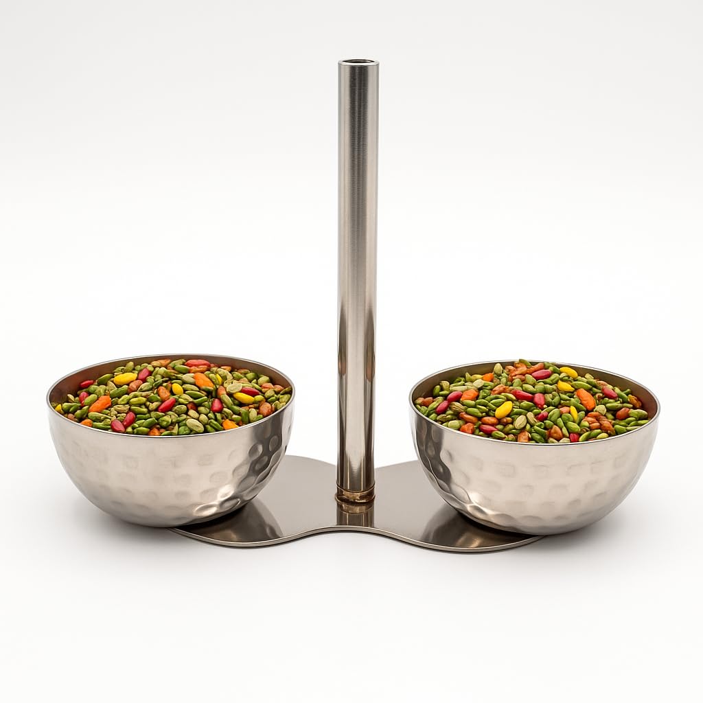 GURUBHAI EQUIPMENTS Spice Serving Bowls with Tray for Dining Table, Home, Restaurant & Hotel Use