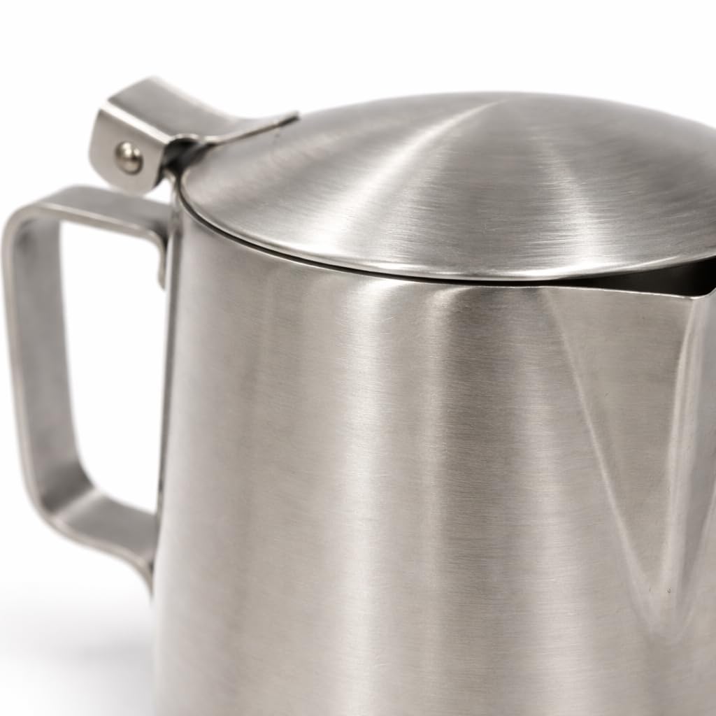 Gurubhai Equipments Stainless Steel Sambar & Sauce Serving Jug with Lid