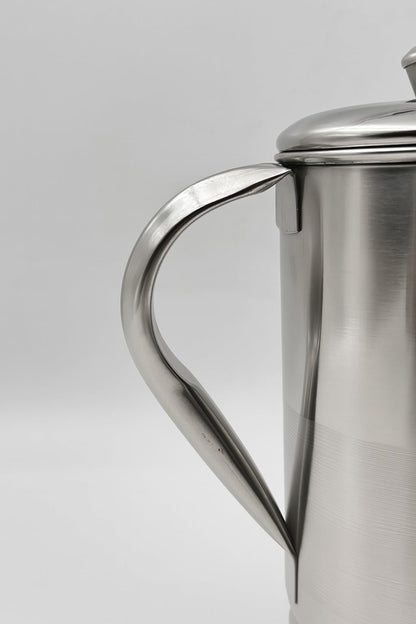Gurubhai Equipments Stainless Steel Sambar & Sauce Serving Jug with Lid