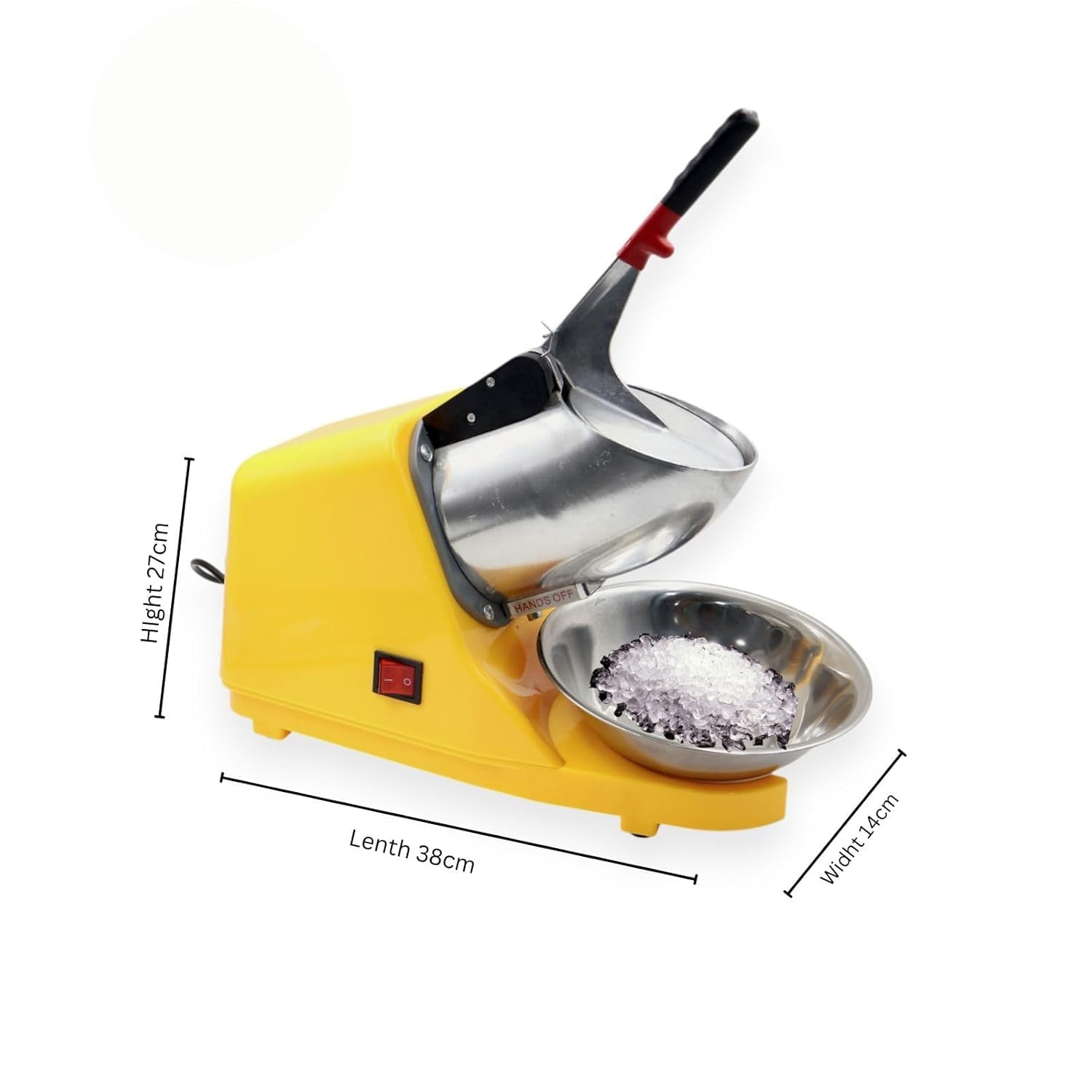 Gurubhai Equipments Commercial Heavy Duty Gola Machine | Electric Ice Shaver & Ice Crusher | Snow Cone Maker for Juice Shop, Restaurant, Café