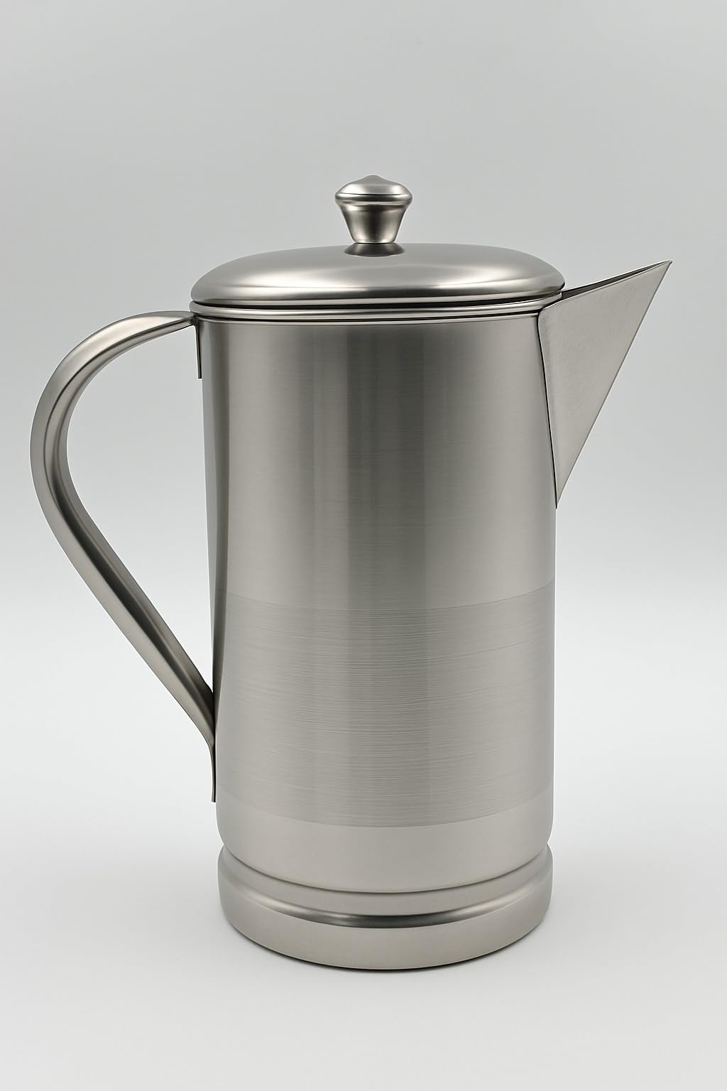 Gurubhai Equipments Stainless Steel Sambar & Sauce Serving Jug with Lid (WTR-JUG-SS)