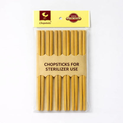 Gurubhai Equipments Bamboo Chopsticks | Natural Wooden Reusable Asian Dining Utensils for Noodles, Sushi, Rice & Chinese Food 20 pc