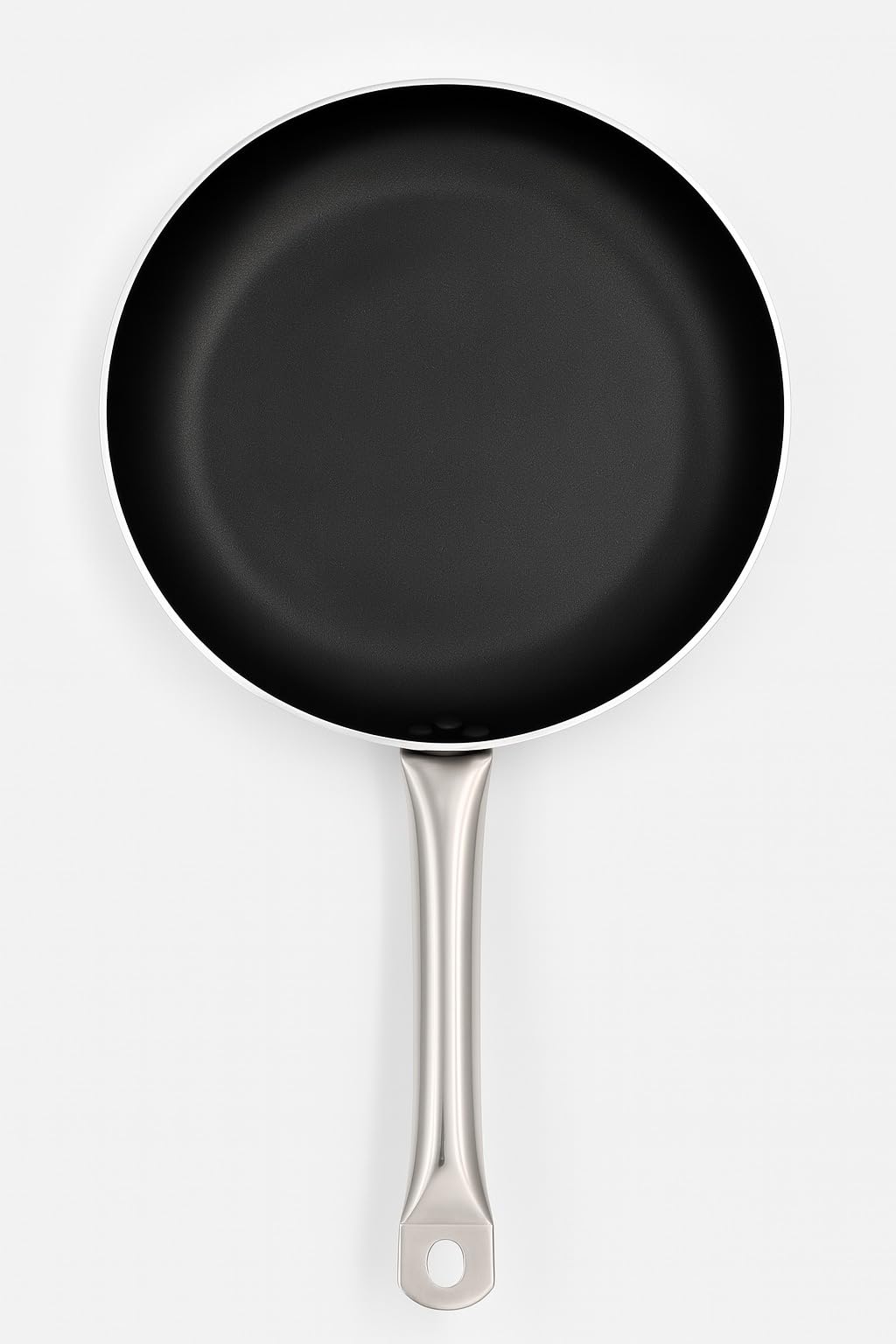 GURUBHAI EQUIPMENTS Premium Non-Stick Frying Pan with Stainless Steel Handle | Heavy Duty Fry Pan for Induction | Easy Clean Tawa for Roti, Omelette, Pancake, Cooking & Frying | 22 cm