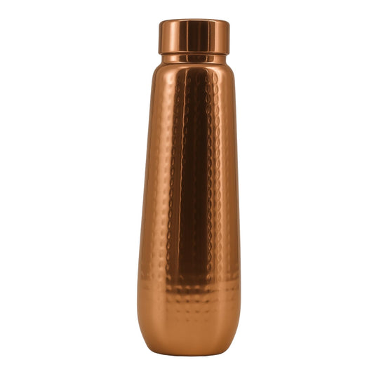 GURUBHAI EQUIPMENTS Pure Copper Water Bottle – 1000ml Ayurvedic Bottle with Leak-Proof Hammered Finish for Office, Gym, Yoga & Home Use | BPA-Free, Eco-Friendly