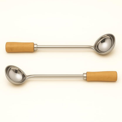 Gurubhai Equipments Durable Serving Spoons for Chutney, Sauce & Pickle | Rust-Resistant, Easy-to-Clean Small Ladle for Home & Restaurant Use