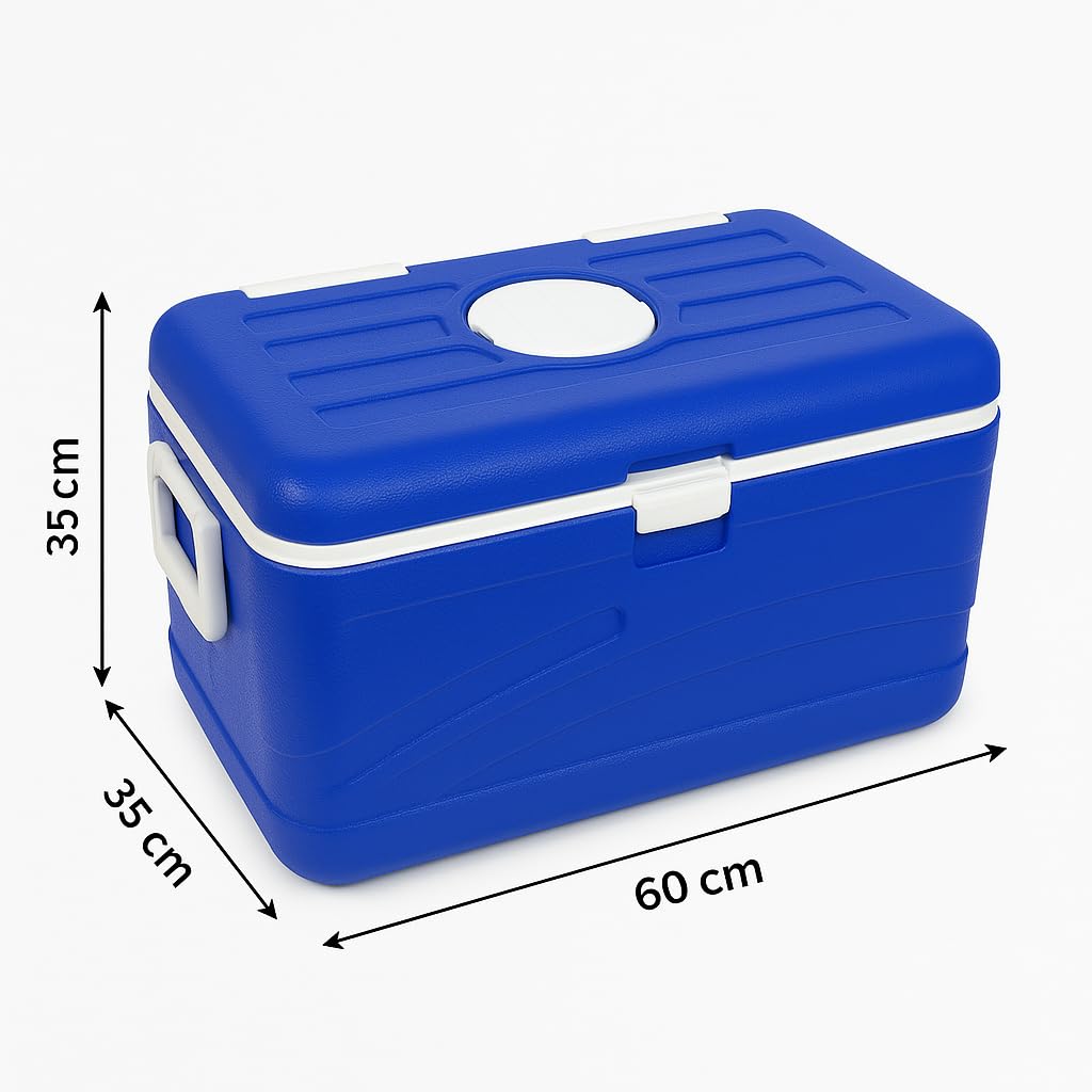 Gurubhai Equipments 50 Liter Commercial Ice Box – Heavy-Duty Insulated Cooler for Ice, Food & Beverages | Portable Cooler for Catering, Outdoor Events, Hotels, Restaurants & Travel