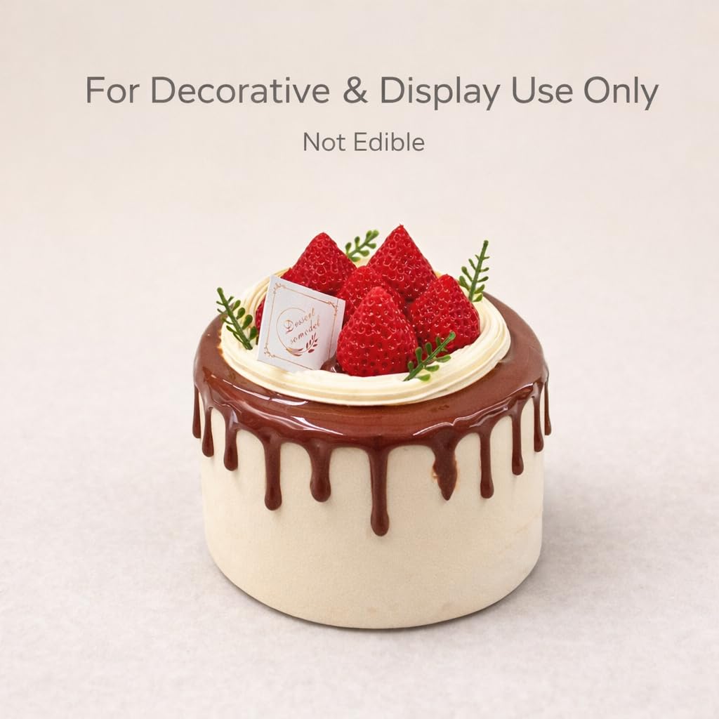 GURUBHAI EQUIPMENTS Artificial Realistic Fake Decorative Food Models for Bakery Display, Photography Props, Restaurants & Kitchen Decor