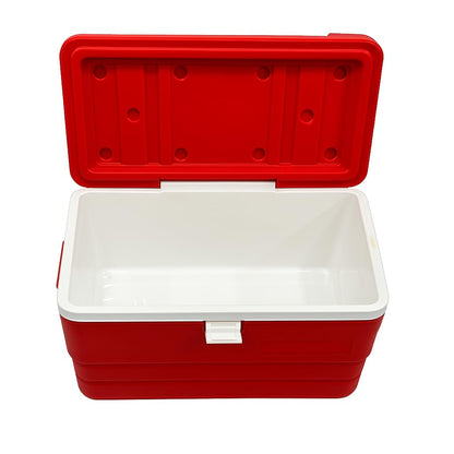 Gurubhai Equipments 25 LTR Heavy-Duty Insulated Ice Box | Portable Cooler Box for Camping, Picnic, and Commercial Use | Durable Chiller Box for Food & Drinks