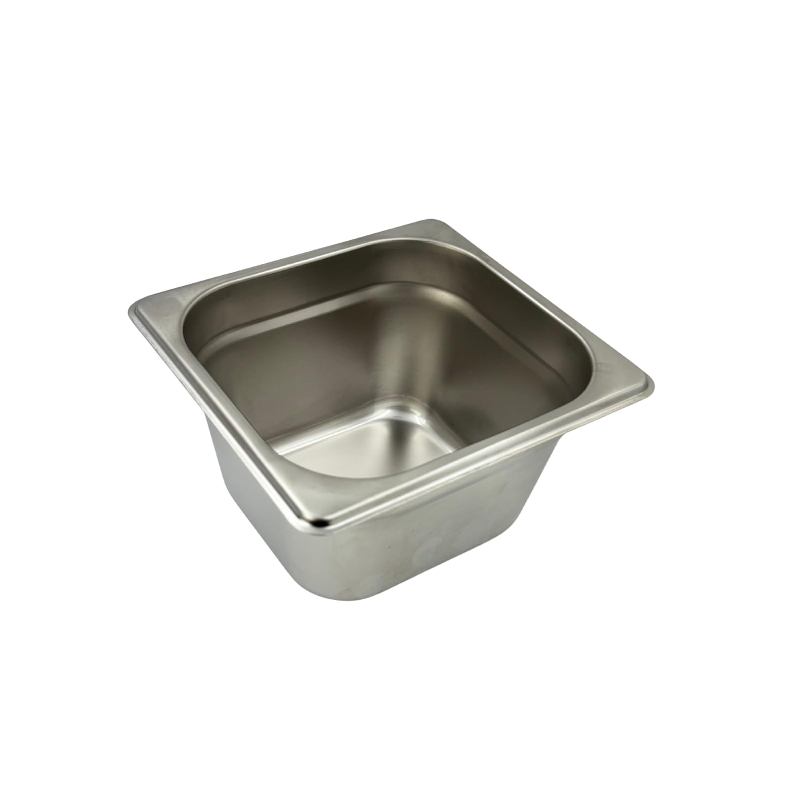 GURUBHAI EQUIPMENTS GN Pan Food Container 1/6 100mm (4" Deep) – Stainless Steel Gastronorm Pan, Easy-to-Clean Food Storage Solution for Commercial Kitchens & Catering Use