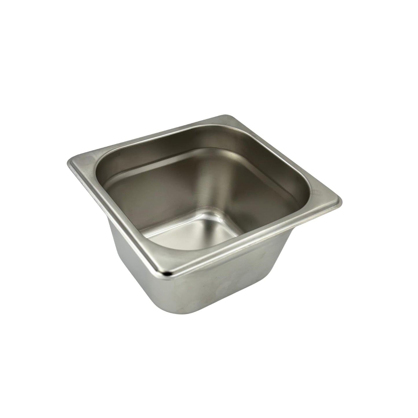 GURUBHAI EQUIPMENTS GN Pan Food Container 1/6 100mm (4" Deep) Stainless Steel Gastronorm Pan, Easy-to-Clean Food Storage Solution for Commercial Kitchen & Catering Use