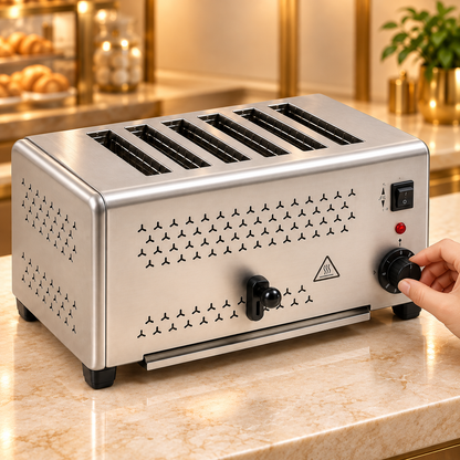 6 SLICE POPUP TOASTER