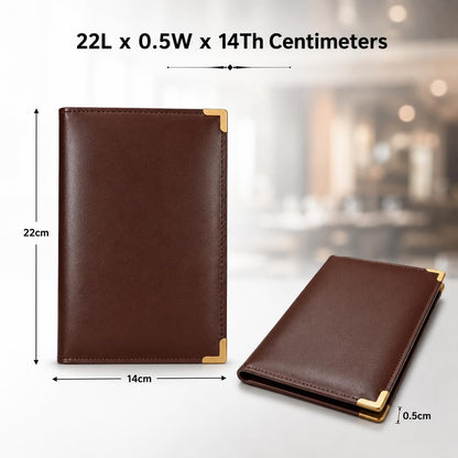 Gurubhai Equipments Bill Folder for Restaurant & Café Receipt Presenter with Thank You Print – Durable Menu & Receipt Holder for Hotels, Dine-in & Billing