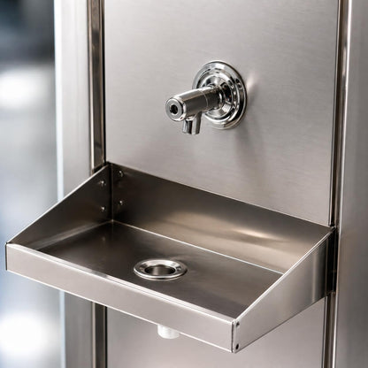Gurubhai Equipments 40L Stainless Steel Water Cooler | Commercial Drinking Water Cooler Machine | Heavy Duty Electric Water Cooler for Office, School & Restaurant