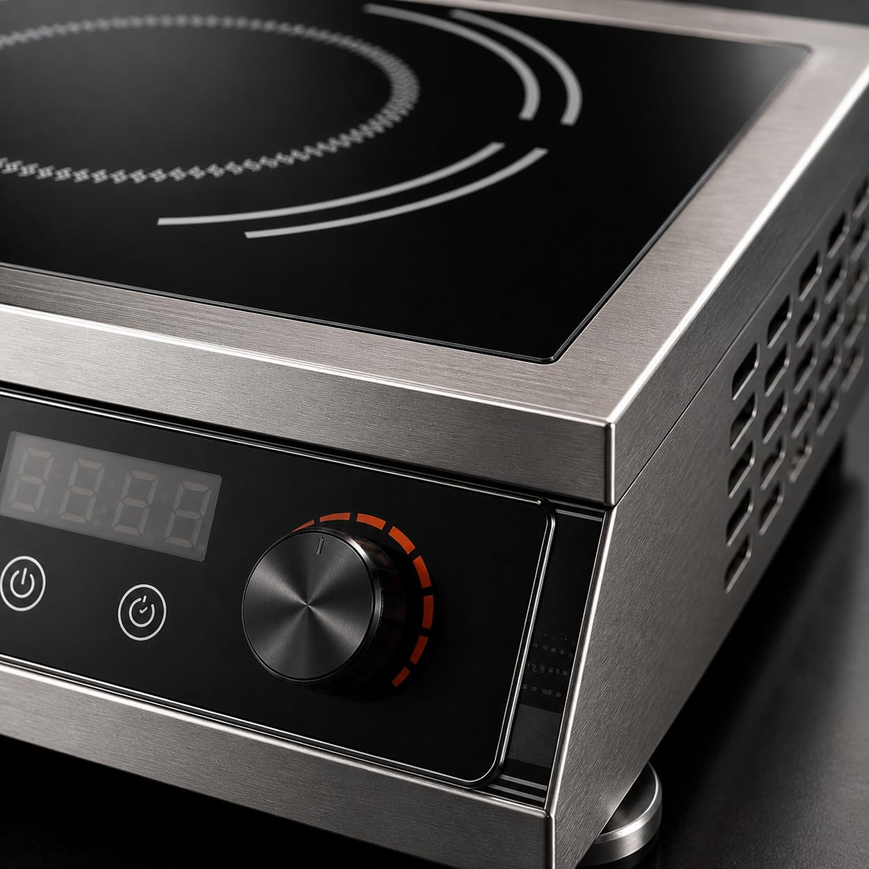 Gurubhai Equipment Commercial Induction Cooktop | Flat Induction Stove with Temperature Control | Heavy Duty Commercial Induction for Restaurant, Hotel & Catering Kitchen