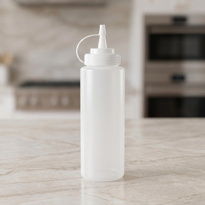 GURUBHAI EQUIPMENTS Ketchup Sauce Bottles | Commercial Squeeze Dispensers for Restaurants, Hotels, Cafeterias & Home Use | Reusable Plastic Bottle for Tomato Sauce, Chutney