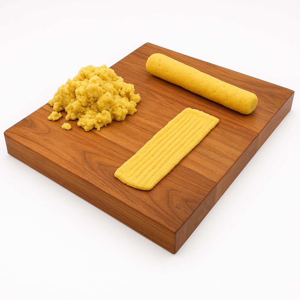 Gurubhai Equipments Wooden Chopping Board – Multipurpose Cutting & Kneading Board for Vegetables, Baking, Dough, and Fafda Making | Durable, Smooth Surface for Home & Kitchen Use