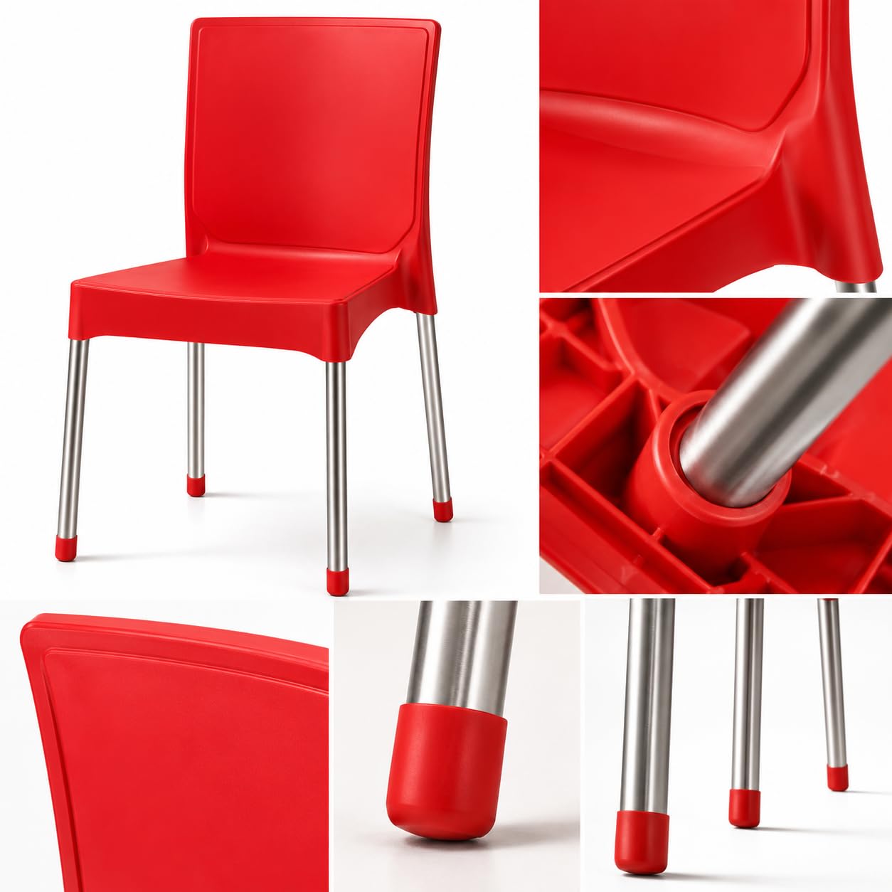 GURUBHAI EQUIPMENTS Dining Chair Restaurant Chair Cafe Chair for Home Dining Room Indoor Outdoor Seating