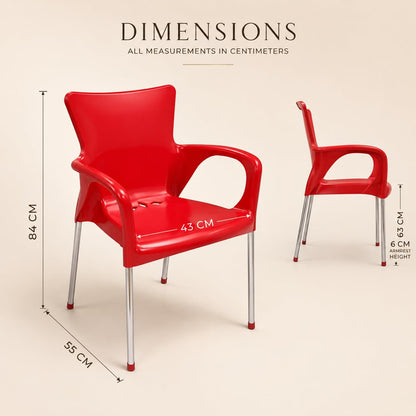 GURUBHAI EQUIPMENTS Dining Chair Restaurant Chair Cafe Chair for Home Dining Room Indoor Outdoor Seating