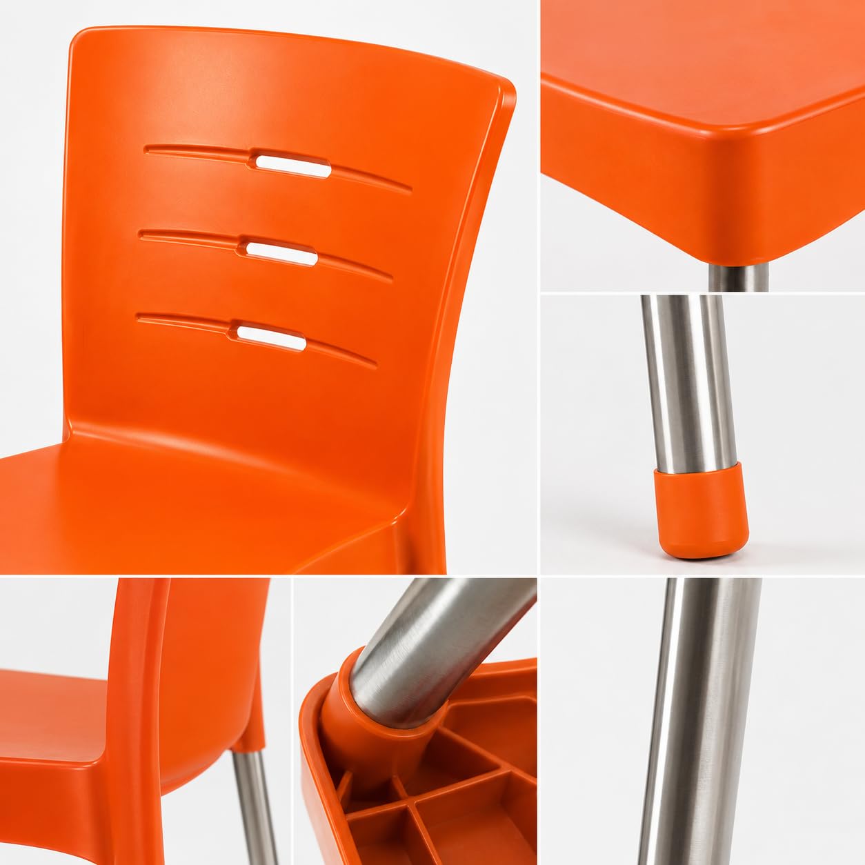 GURUBHAI EQUIPMENTS Dining Chair Restaurant Chair Cafe Chair for Home Dining Room Indoor Outdoor Seating
