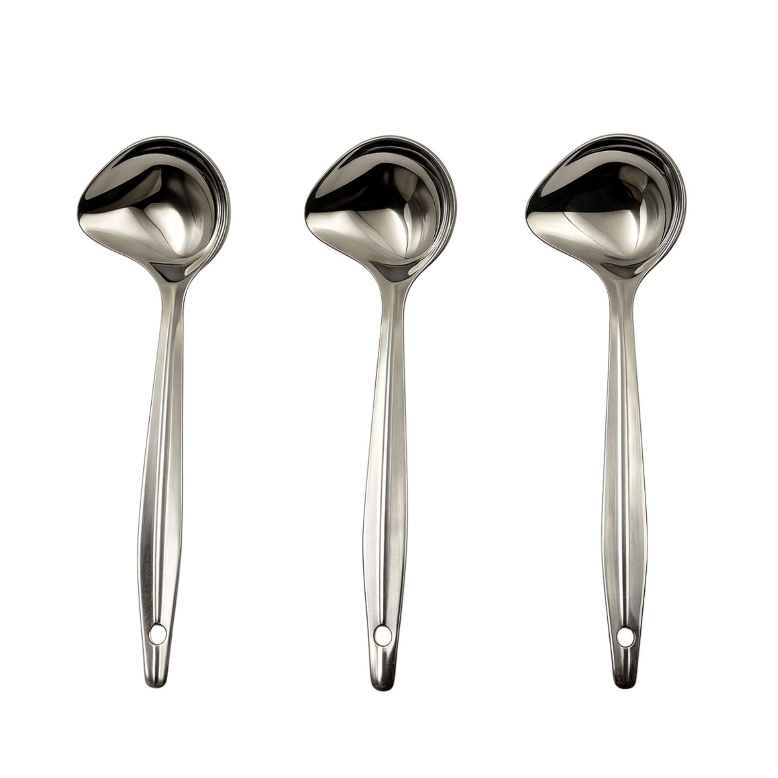 Gurubhai Equipments Durable Serving Spoons for Chutney, Sauce & Pickle | Rust-Resistant, Easy-to-Clean Small Ladle for Home & Restaurant Use