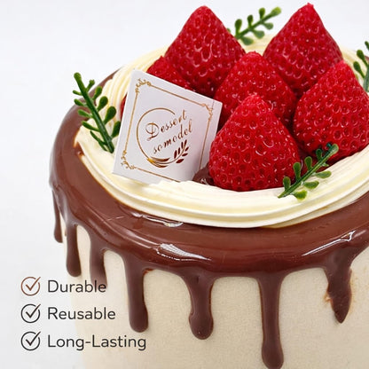 Gurubhai Equipments Artificial Food Prop for Restaurant Display | Realistic Fake Food Model for Café, Bakery Showcase & Food Photography | Decorative Non-Edible Display Item
