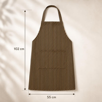 GURUBHAI EQUIPMENTS Chef Apron with Front Pocket | Kitchen Apron for Men & Women | Durable Cooking, Baking & BBQ Apron for Home, Restaurant & Café Use