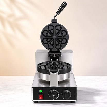 Gurubhai Equipments Commercial Waffle Maker Machine, Electric Belgian Waffle Baker, Professional Waffle Machine for Cafe Bakery Restaurant Food Stall