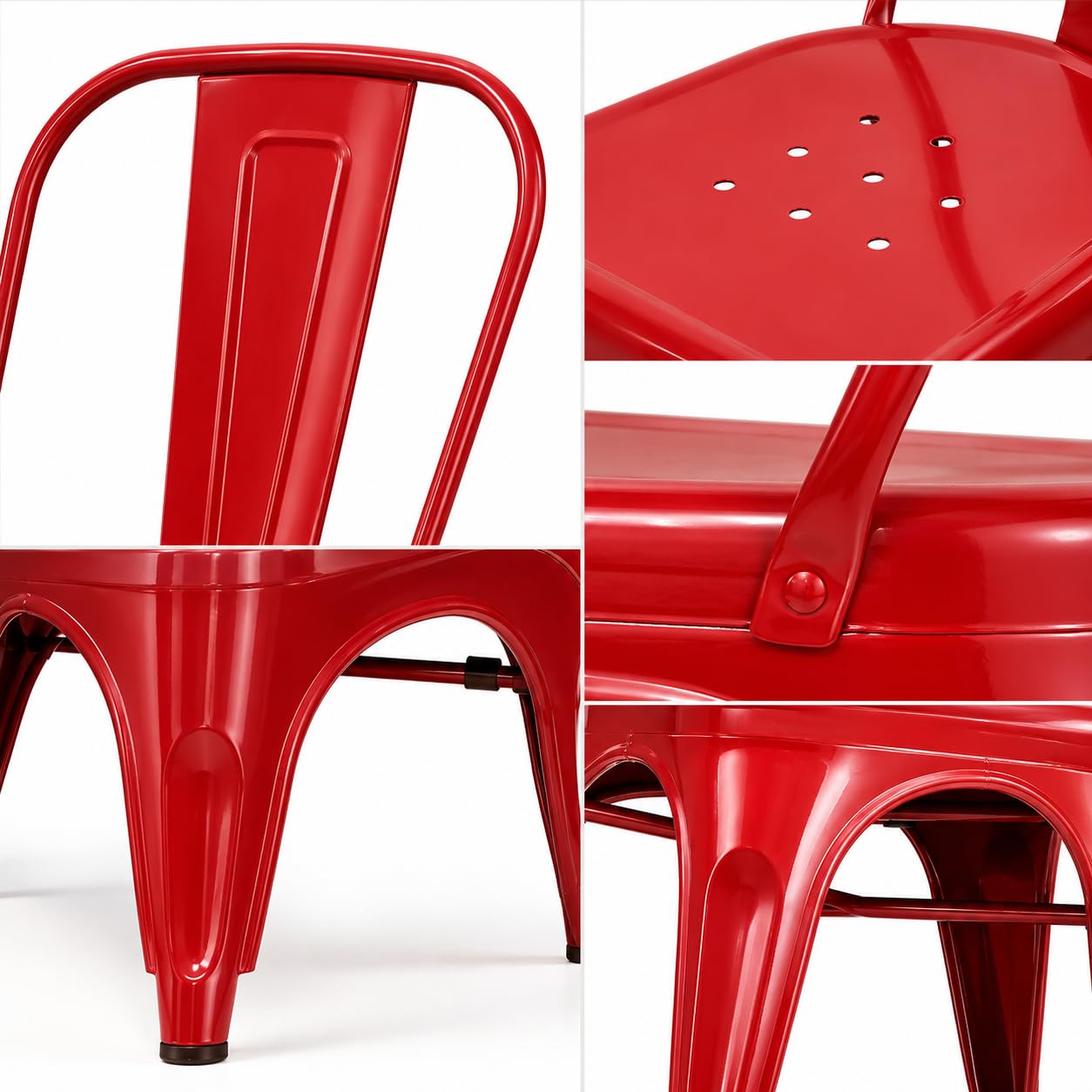 GURUBHAI EQUIPMENTS Dining Chair Restaurant Chair Cafe Chair for Home Dining Room Indoor Outdoor Seating