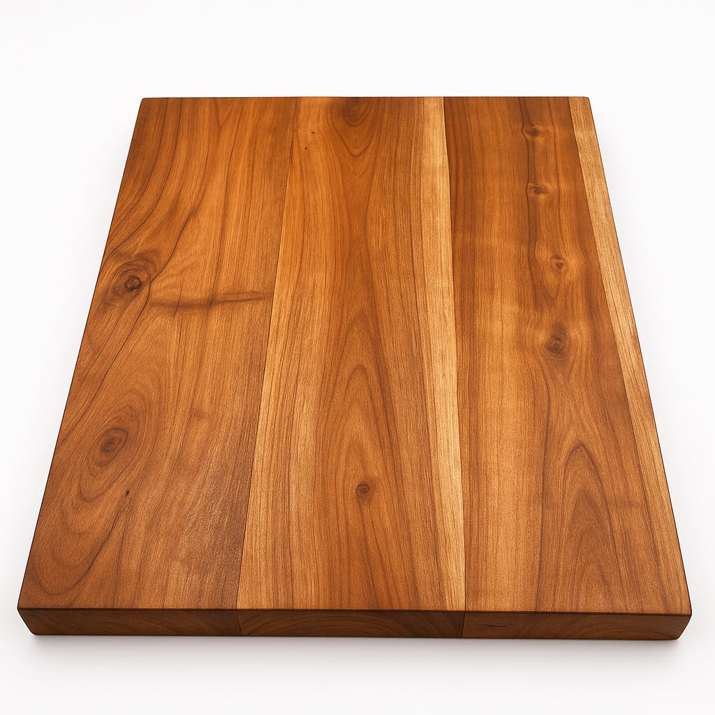 Gurubhai Equipments Wooden Chopping Board – Multipurpose Cutting & Kneading Board for Vegetables, Baking, Dough, and Fafda Making | Durable, Smooth Surface for Home & Kitchen Use